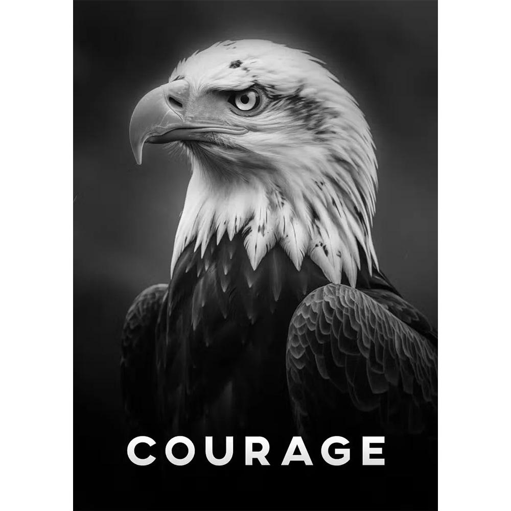 Animal Motivation Poster Panther Lion Motivational Canvas Posters Prints Canvas Painting Focus Conquer Fearless Mural Wall Decor