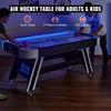 Air-Powered Hockey Table Sport Hockey Game Pushers Pucks LED Scoring