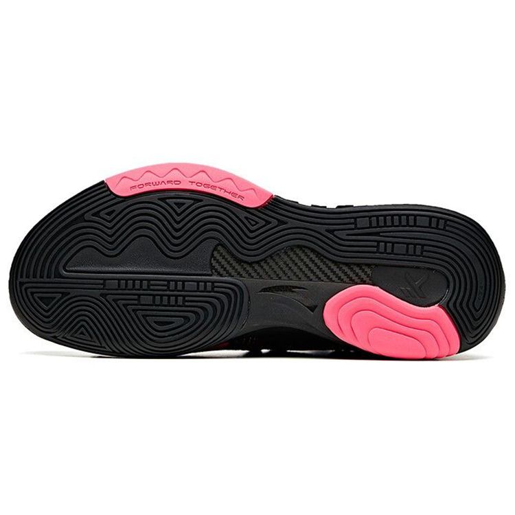 Anta Marvel X Destruction Venom KT6 Pânză Thompson Piele Sintetică Absorbție Șoc Anti-Alunecare Rezistente la Uzură Pantofi de Baschet High-Top 112041102-6