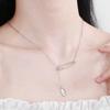 Safety Paper Pin Clip Pendant Necklace For Women Hollow Tassel Collarbone Chains Choker Women's Necklace Fashion Jewelry