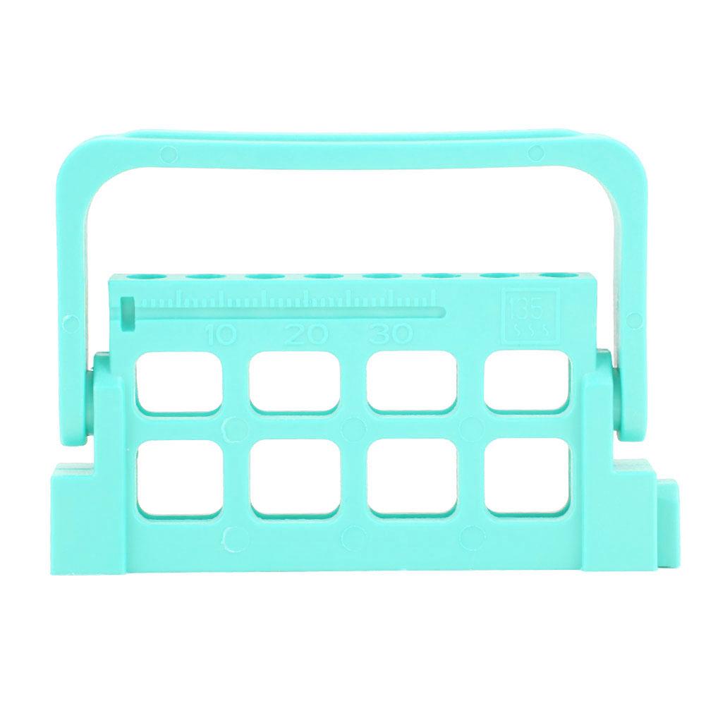 8 Holes Dental Autoclavable Dispenser Endodontic File Drill Stand Holder(green)