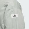 Adidas Sportswear Lounge Jacket with Pure Color Tag Logo Men Outerwear Silver-Gray IQ1388