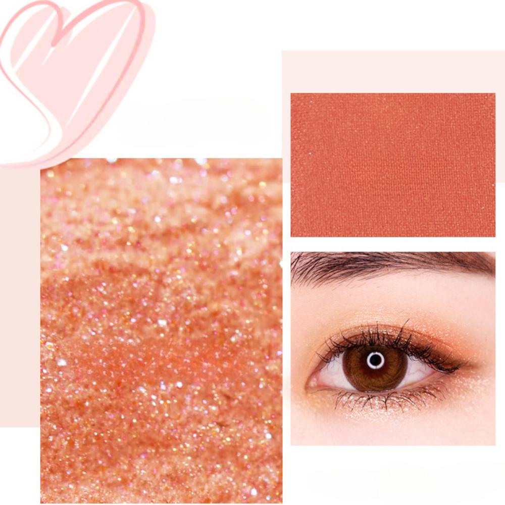 Colorful and Charming Eye Shadow, Fine Powder, Smooth Application, Soft and Non-flying Powder, Matte Mashed Potato Texture