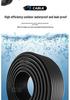 Heavy-Duty Waterproof 2-Core Outdoor Beef Tendon Power Cable, 2.5mm², Antifreeze Soft Wire with Plug