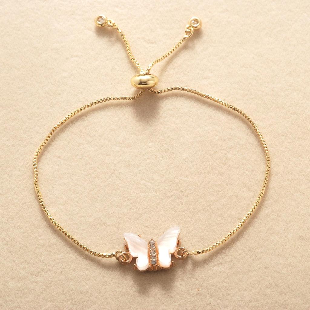 Verstellbares 8-förmiges Evil Eye Herzarmband für Damen - Europäische & Amerikanische Mode, Südostasiatischer Einfluss