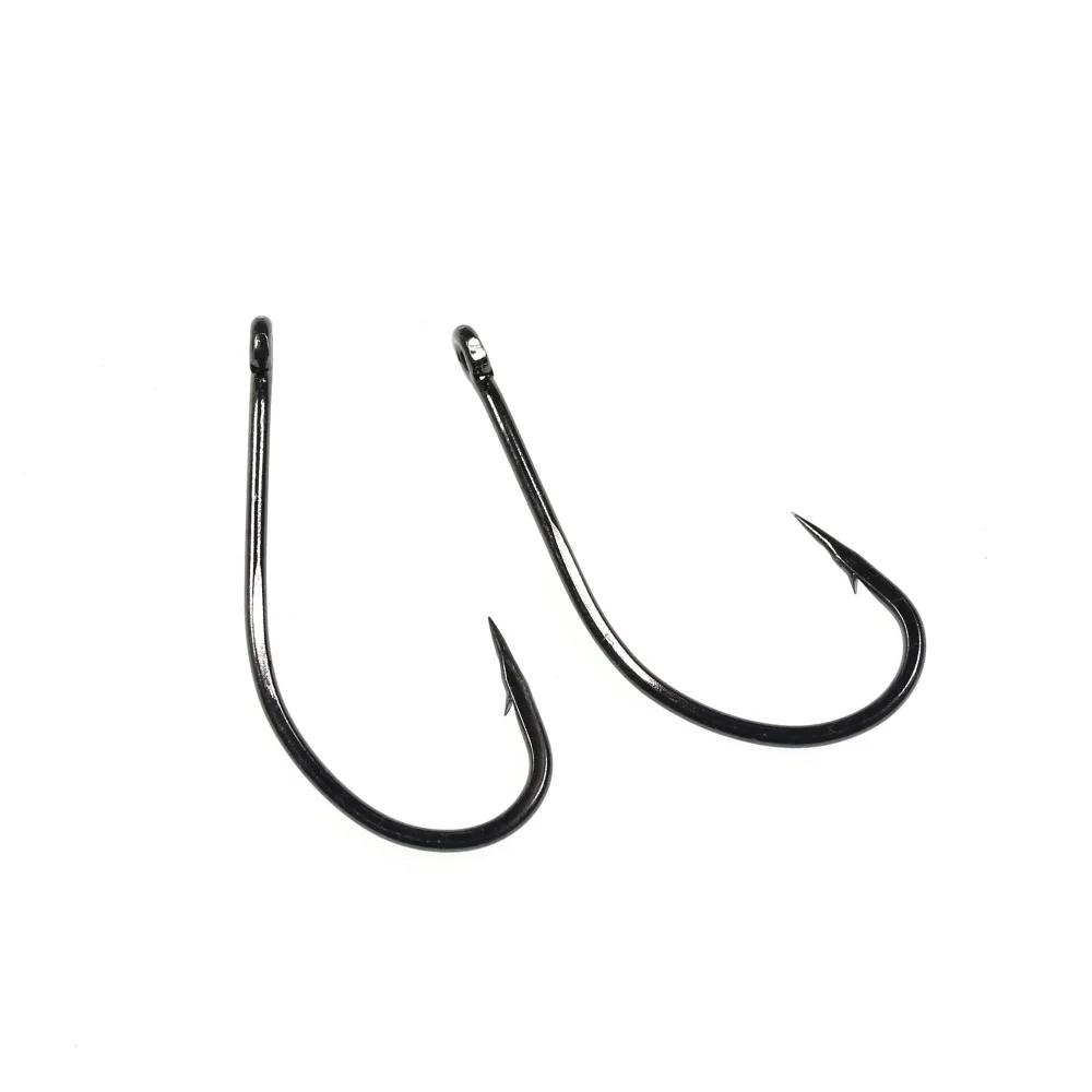 50/25PCS Multiple Purpose High Carbon Steel Fish Hook Nmyph Fly Sabiki Rig Hook Carp Fishing Hook Saltwater Jig Lure Hooks