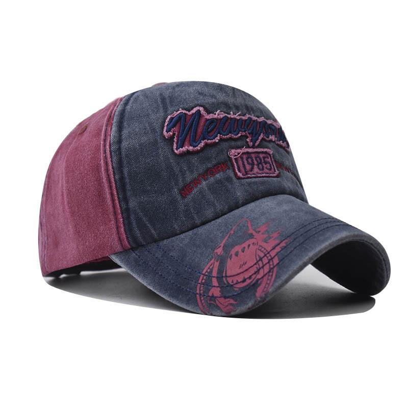 New new york embroidered baseball cap graffiti shark cap
