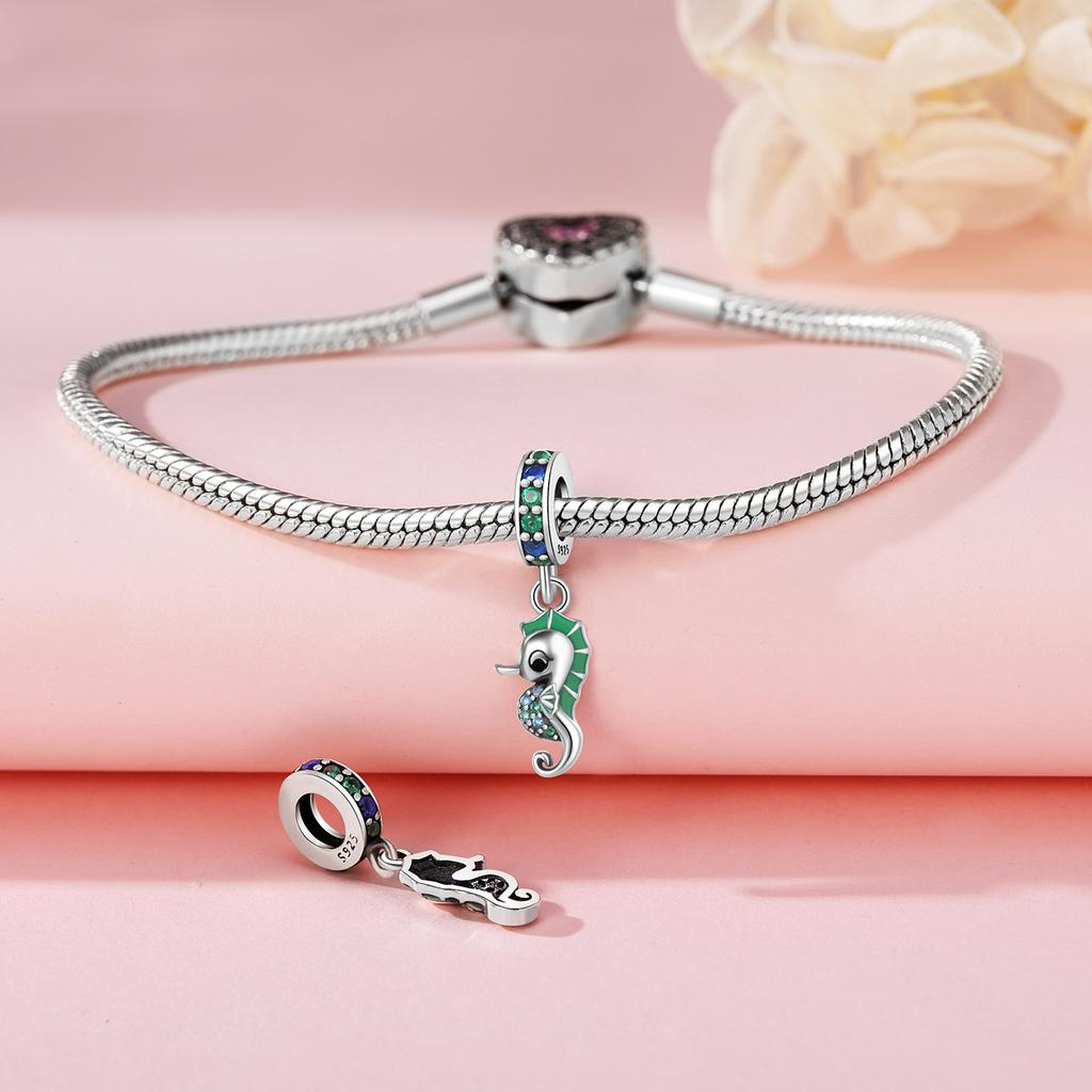 Copper Temperature Change Color Series Pendant Charms Beads Fit Original Wear Bracelets Diy Jewelry Accessory