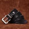 Rough Domineering Trend Personalized Thickened Extra Thick First Layer Cowhide Genuine Leather Men'S Belt Tough Guy Stainless Steel Buckle Belt