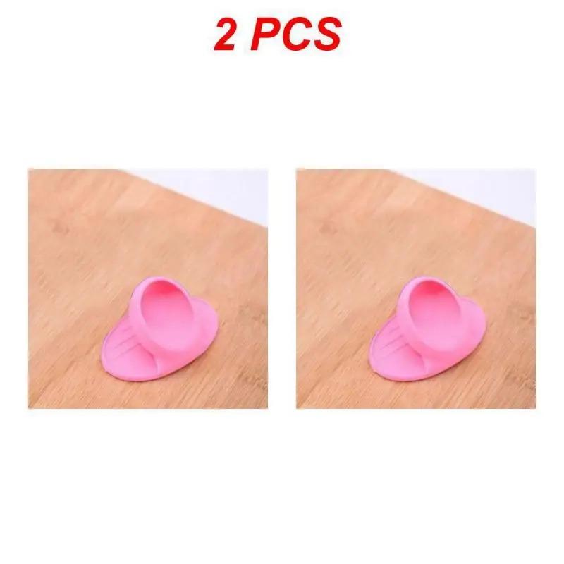 Kitchen Silicone Insulated Finger Cots Thickened High Temperature Resistant Anti-Scalding Gloves Microwave Oven Dishware Clips