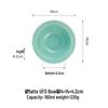 Minimalist Ceramic Pet Bowl with Edge and Neck Protection