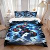 Iron Man Strike Print 3Pcs Bedding Setduvet Cover With 2 Bedropillowcase Home Birthday Gift