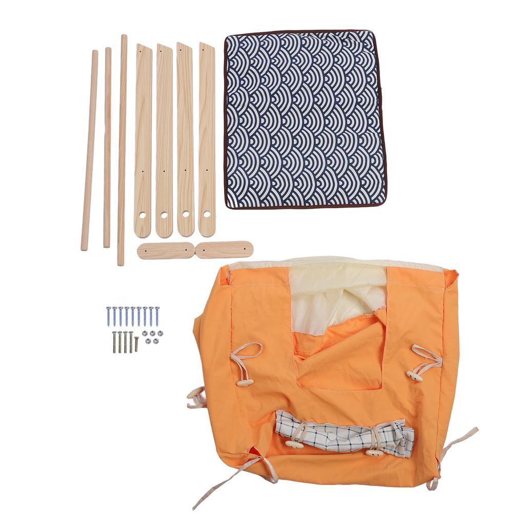 Pet Tent Bed Breathable Washable Portable Cat House Multifunctional Warm Cat House Four Seasons