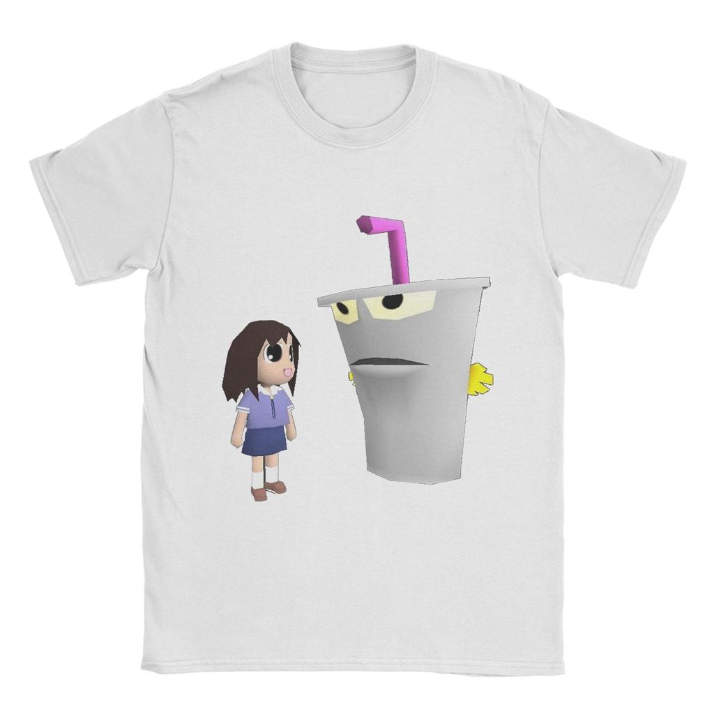 Ayumu Osaka   Azumanga Daioh  T-Shirt Sommer  Baumwoll-T-Shirts für Herren Freizeit Muster T-Shirt Kurzarm Streetwear Tees