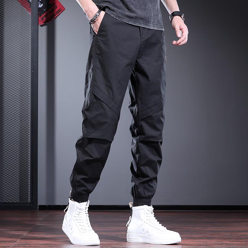 Jie Leinuo Men's Casual Cargo Jogger Pants
