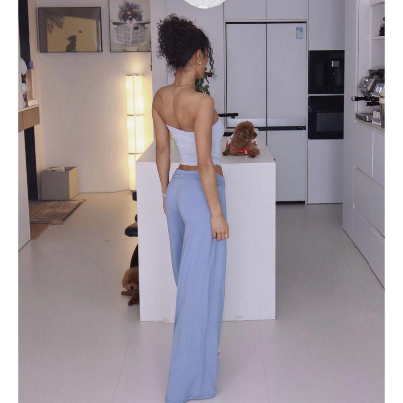 Guangzhou Painted Clothing Co., Ltd. Fashion Style Sexy Tube Top with Chest Pad Vest Female Silm Yoga Pilates