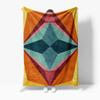 Geometric Pattern Blanket Sofa Bed Throw Cushion Cover Decorative Bedspread for Home Decor Gift