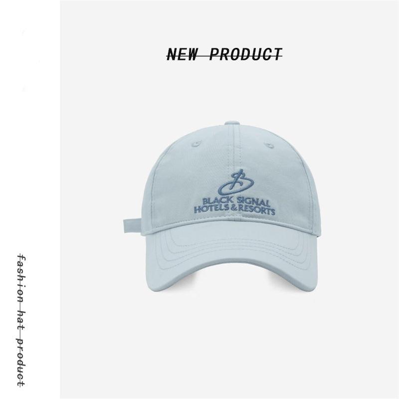 Wind blue sweet cool face small baseball cap female versatile casual couple cute soft top cap male