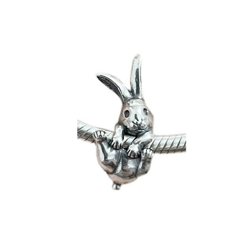 Animal Series Charms Fox Owl Sea Turtle Rabbit Raccoon Highland Cow Beads Fit Bracelets Beads DIY Jewelry Gift