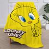 Cartoon Bird Cute T-Tweety Blanket Plush Nap Sofa rug for Living Room Warm Office Bedroom Birthday Home Travel Kid Gifts