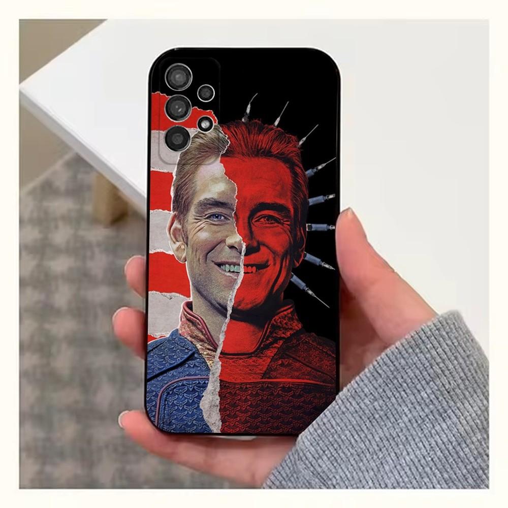 H-Homelander T-The Boys Phone Case For Samsung S25,S24,S23,S22,S20,S21,S10,Ultra,Plus,Lite,FE,Soft Silicone Black Cover