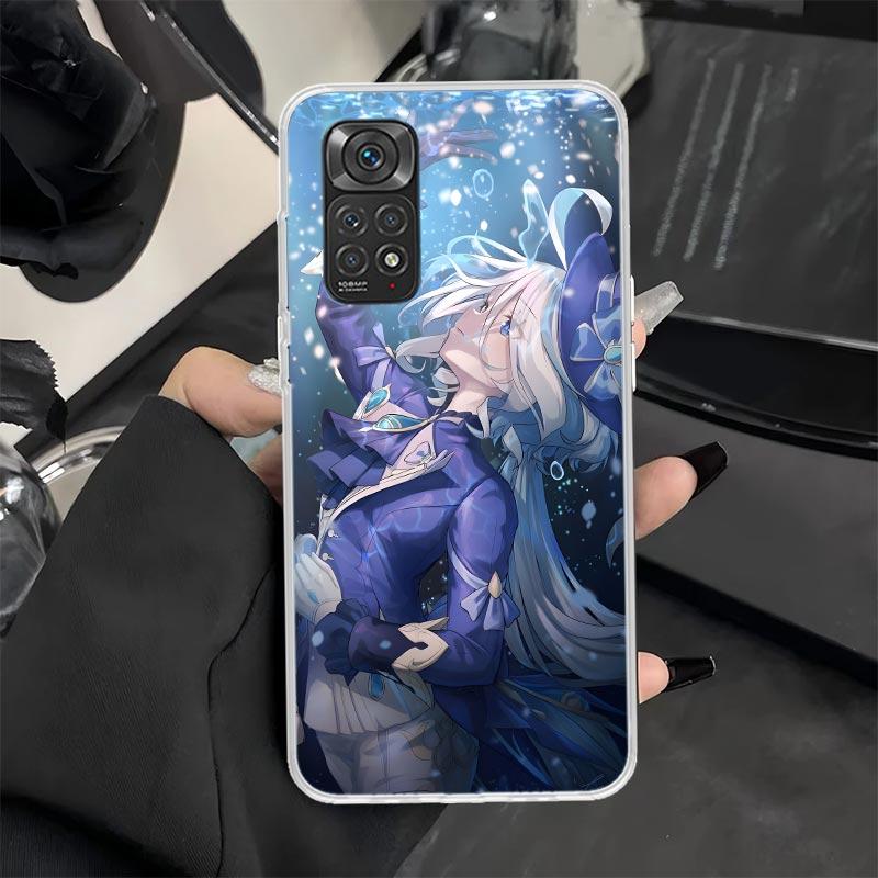 Genshin Impact Furina Phone Case for Xiaomi Redmi Note 13 12S 12 11S 14 11E Pro Plus 11 10 10S 9 9S 8 8T 5G Soft Silicone Cover