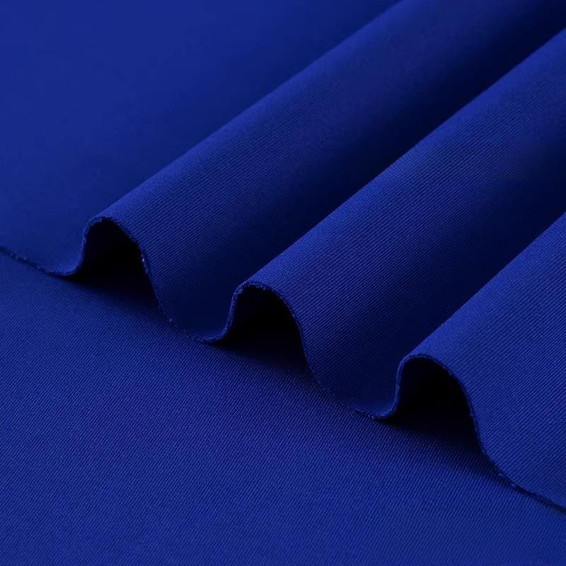 Air Layer Fabric Spring Summer Thin Knit Elastic Soft Breathable Clothing Fabric Cloth Sewing Polyester Spandex Rayon Material