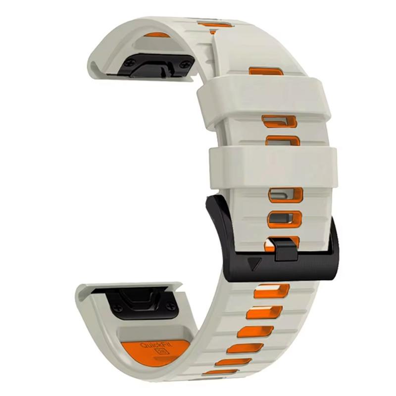 26mm 22mm Quickfit Silicone Watch Band for Garmin Fenix 8 7 7X Pro Solar Fenix 6 6X Pro Fenix 5 5X Plus Replacement Sport Strap