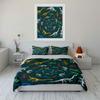 Colorful Dinosaur Skeleton Design Set Soft Comfortable Duvet Cover Bedding Set Included 1*Duvet Cover & 2*Pillowcases, Gift