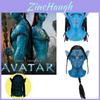 Svítící Avatar Pokrývka hlavy Halloweenská Maska Ideální pro Cosplay a Karnevaly