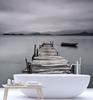 Wallpaper Footbridge Landscape Lake