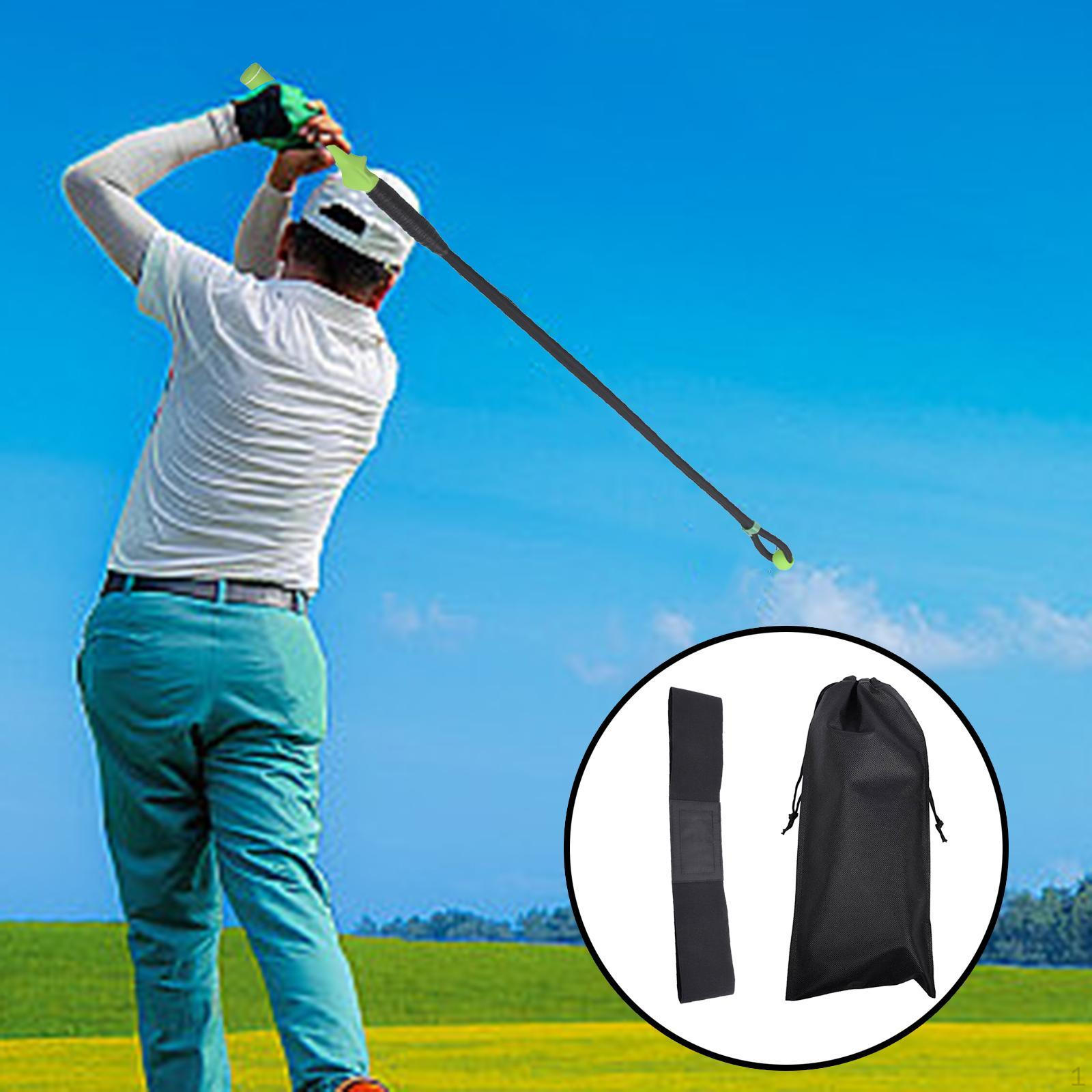 

Тренировочная веревка для гольфа Swing, удобная для захвата, разминочная веревка, эластичная для тренировок зелёный