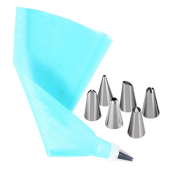 

8Pcs Cream Flower Icing Nozzle Tips Piping Bag Pastr1y Cake Decorating Tools Set