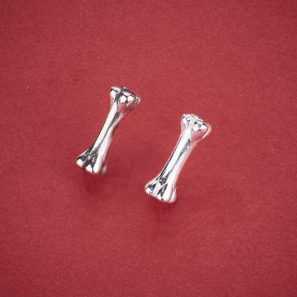 S925 Sterling Silver Bamboo Spacer Beads for DIY Bracelets & Necklaces