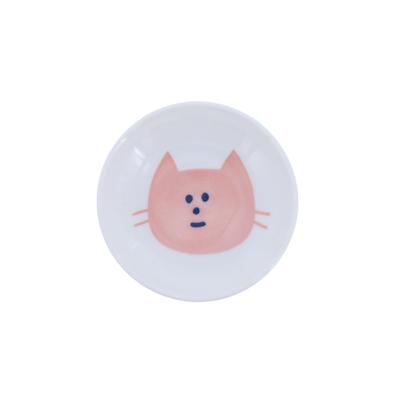 EAST Table Small Plate KIDS Animal Cat 10cm Made In Japan Microwave Safe Dishwasher Safe 13-015-03