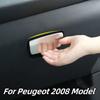 Car Copilot Glove Box Handle Cover for Peugeot 2008 2014 2015 2016 2017 2018 2019 Sequins Decoration Trim Sticker Accessories