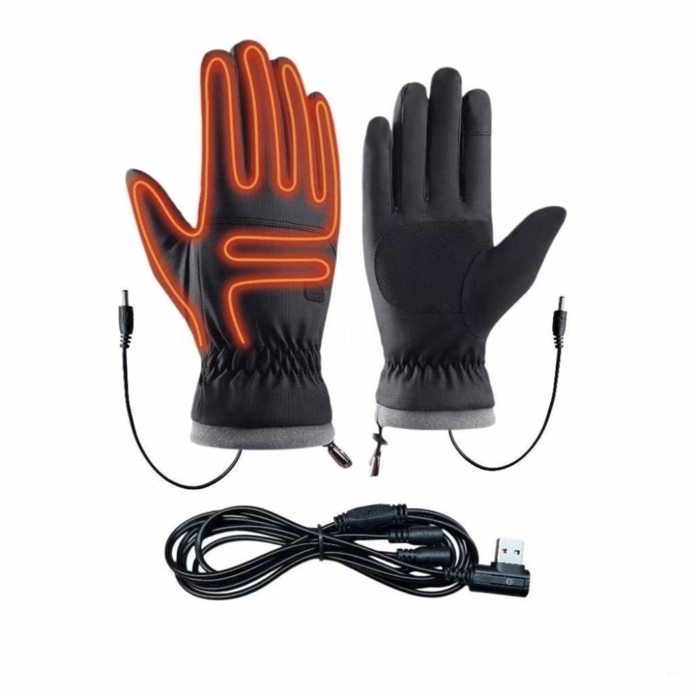 3 Heat Levels Heated Mittens USB Heated Heat Gloves Warm Winter Gloves Winter