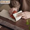Brocade Flowers Tea Towel Antique Tea Cup Pad Dish Towels For Kitchen Tea Napkins Household Tea Cloth Drinkware Accessories Gift