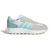 Adidas Originals Retropy Boost Leather Casual Comfortable Slip-Resistant Durable Low-Top Lifestyle Shoes Unisex Sneakers Gray White Blue IH3402
