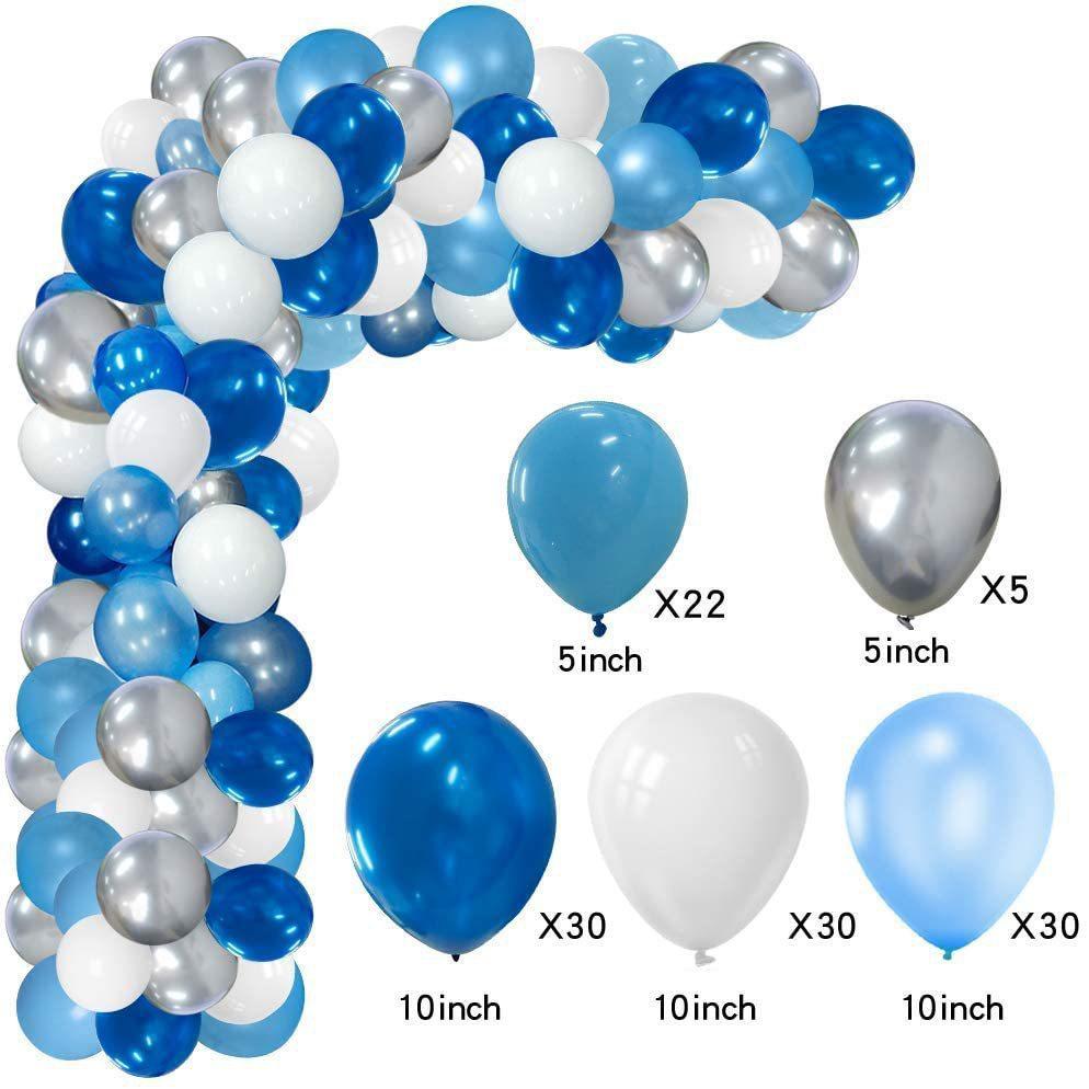 Birthday Balloon Arrangement Blue Balloon Chain Wedding Wedding Balloon Arch Balloon Set Premium