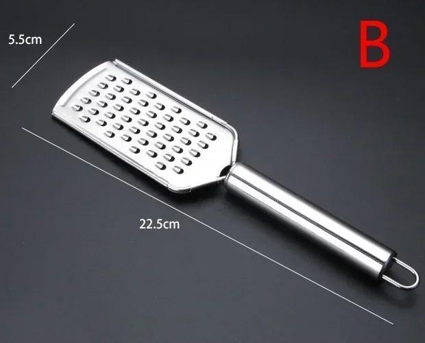 

1Pcs Stainless Steel Handheld Cheese Grater Multi-PurposeKitchen Food Graters For Chocolate Butter Fruit Vegetable Kitchen Items