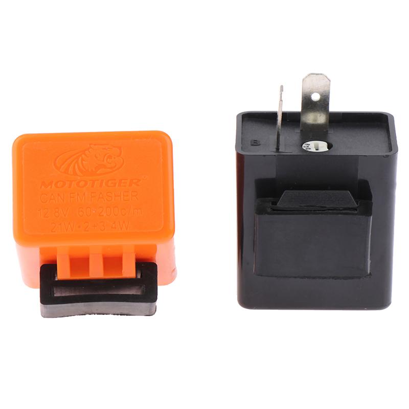 12V Adjustable Frequency Turn Signals Blinker Indicator 2 Pin Led Flasher Relay For Motorcycle Performance Accessories