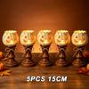 Xiaomi Halloween Light Pumpkin Candlestick Lantern Pumpkin Tealight Candle Holder Lamp Halloween Party Home Decor Ornaments Props Gifts