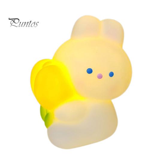 

Ночной светильник в виде медведя, милый силиконовый светильник с мягким свечением, без мерцания, работающий от батареек, светодиодный светильник с мультяшным рисунком, украшение комнаты G