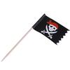 24Pcs Cake Toppers Pirate Theme Fruit Picks Insert Card Halloween Party Decor