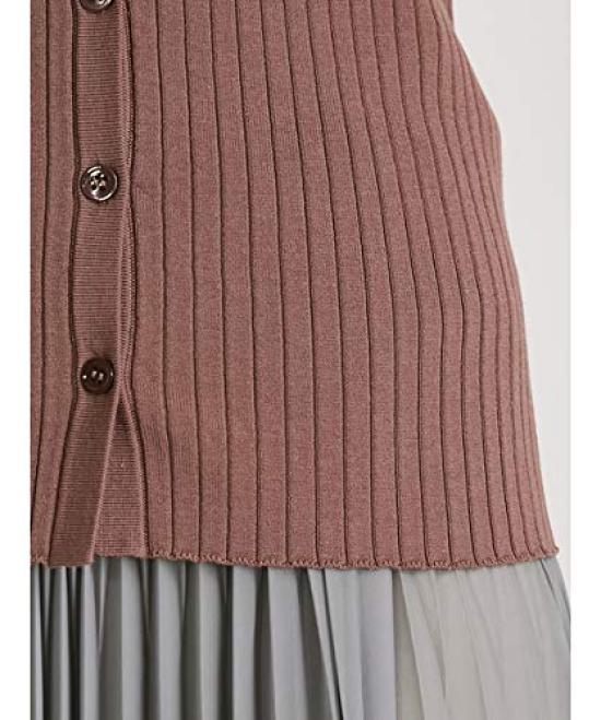 FRAY Boat Neck Rib Knit FWNT211906 MOC F I.D. Women's 2-Way