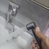 1pc Dual-Use Bathroom Handheld Bathtub Faucet with Pressure Flush Nozzle - Easy Installation, Modern Chrome Finish, Wall-Mounted, No Battery Needed