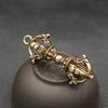 Handcraft Pendant Vintage Rust Resistant Brass Solid Religious Pestle Prayer Pendants for Home