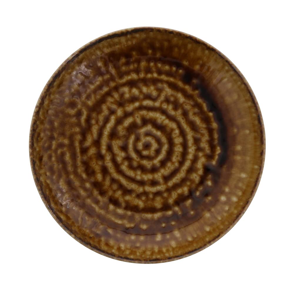 

EAST table Большое блюдо, 24,5 см, Illabo, Коричневый, Япония, Безопасное для микроволновой печи и посудомоечной машины, 110-015-02