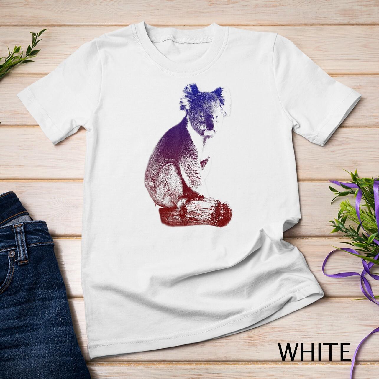 Cool Art Animal Koala Bear Unisex T-Shirt Mens Womens Tees Top S